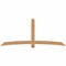 Ekena Millwork Bellingham Timber Gable Bracket, Western Red Cedar, 108"W x 45"H x 3 1/2"D x 5 1/2"F, 10/12 Pitch GBW108X45X0406BEL00SWR - alternate 1